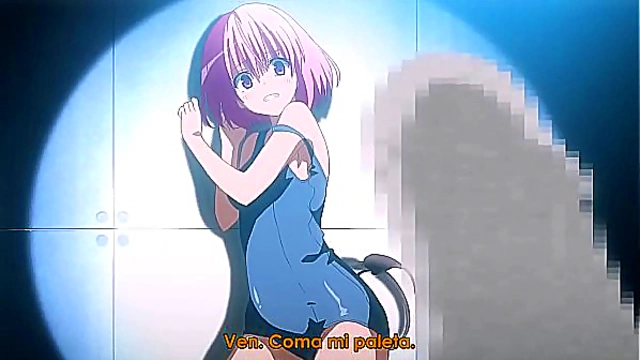Horny To Love Ru Darkness Anime Couple Engage in Ecchi Fun