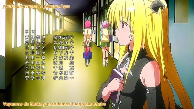 Horny To Love Ru Darkness Anime Couple Engage in Ecchi Fun