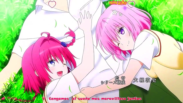 Horny To Love Ru Darkness Anime Couple Engage in Ecchi Fun