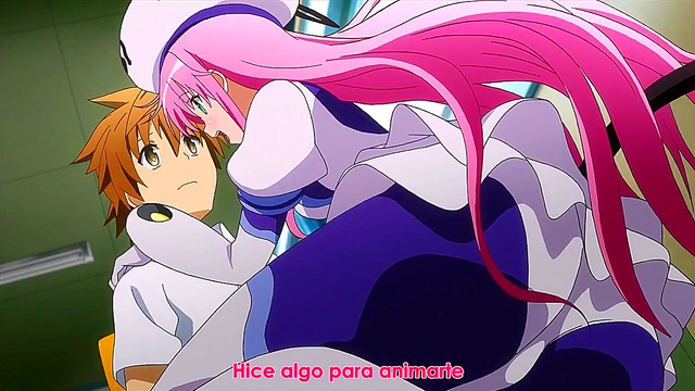 Horny To Love Ru Darkness Anime Couple Engage in Ecchi Fun