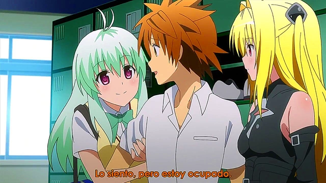 Horny To Love Ru Darkness Anime Couple Engage in Ecchi Fun