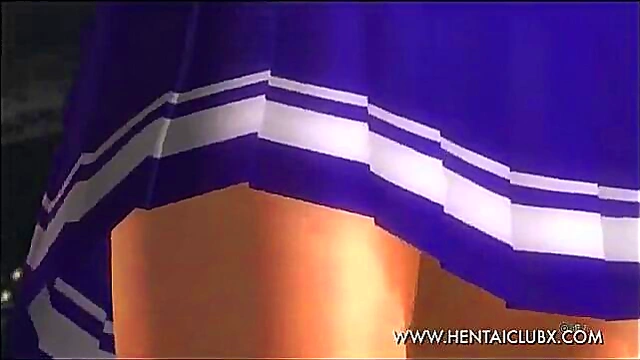 Sexy Ecchi Cheerleader Ayane Gets Nude In Anime Hotness