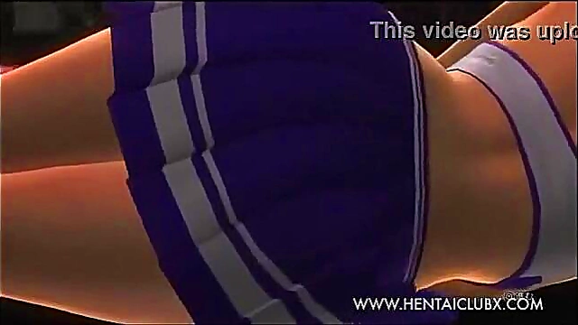 Sexy Ecchi Cheerleader Ayane Gets Nude In Anime Hotness