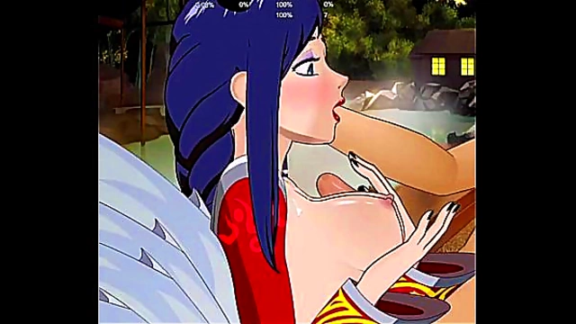 League of Legends Ahri Gives Seductive Hentai Blowjob & Ride