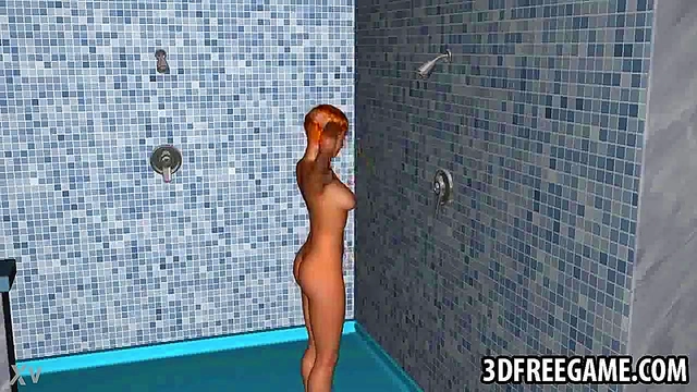 3D Babe Sucks Dick & Gets Fucked Hard By Zombie In Shower Scene