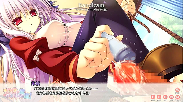 Horny Hentai Babe Dominates With FootJob Seduction