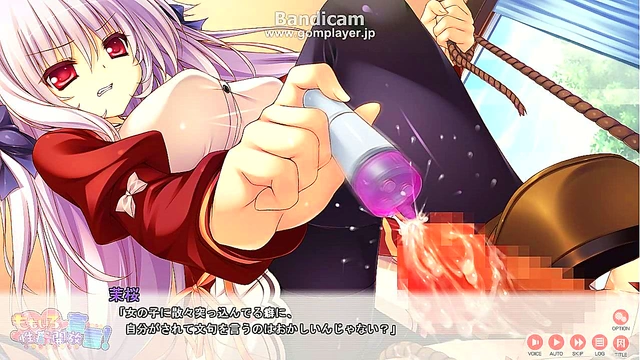 Horny Hentai Babe Dominates With FootJob Seduction