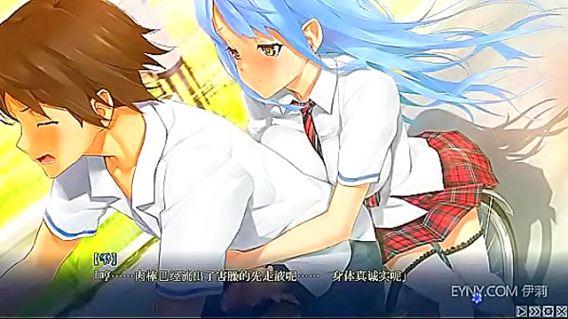 Eternal Anime Girl Gives Seductive Handjob With Mangekyou Eyes