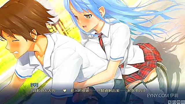 Eternal Anime Girl Gives Seductive Handjob With Mangekyou Eyes