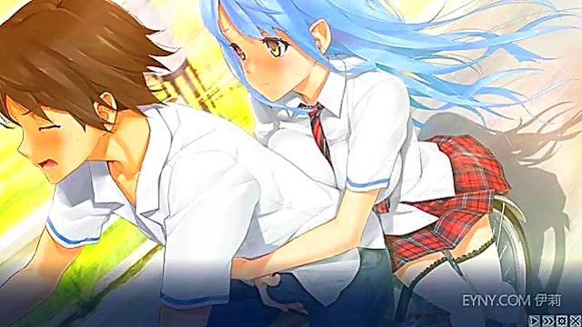 Eternal Anime Girl Gives Seductive Handjob With Mangekyou Eyes