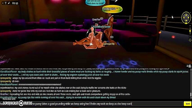 Kiara Gets Gangbanged in 3D Hentai Porn Animation