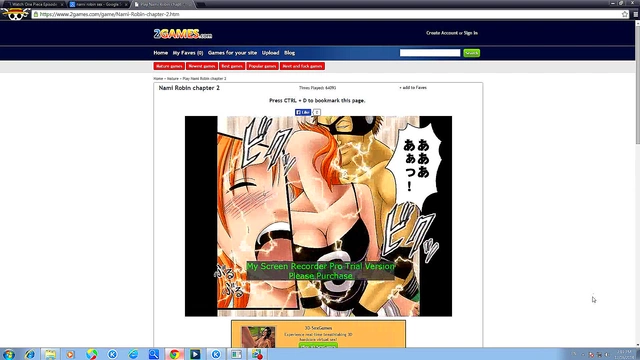 Horny Nami Fucks Robin In Steamy Hentai Action Scene