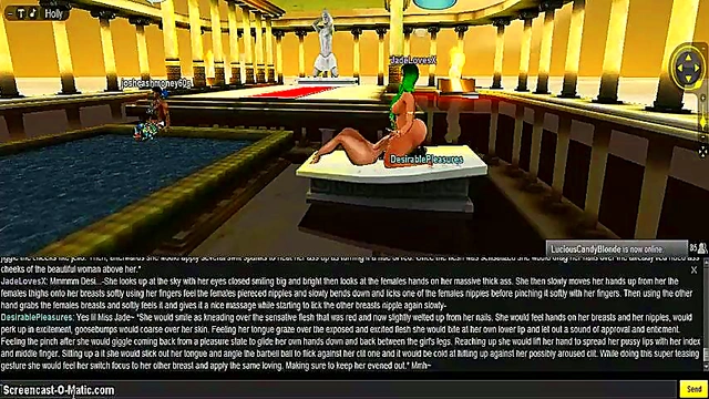 Jade Fights Back With Hot 3D Anime DP Action In IMVU Game Porn