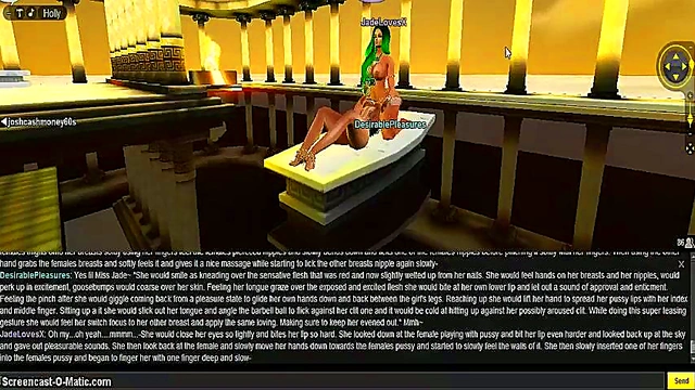 Jade Fights Back With Hot 3D Anime DP Action In IMVU Game Porn