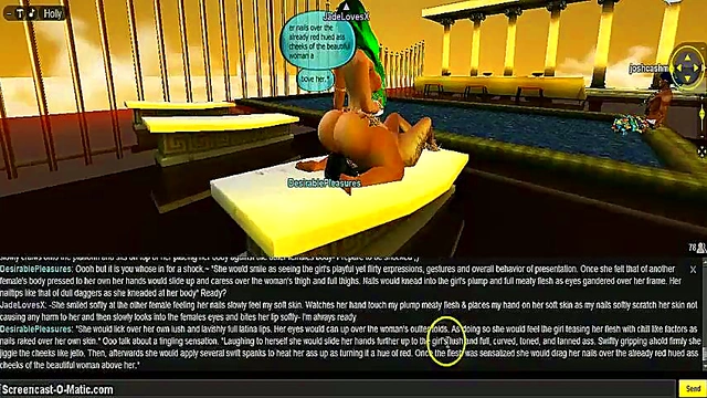 Jade Fights Back With Hot 3D Anime DP Action In IMVU Game Porn