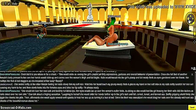Jade Fights Back With Hot 3D Anime DP Action In IMVU Game Porn