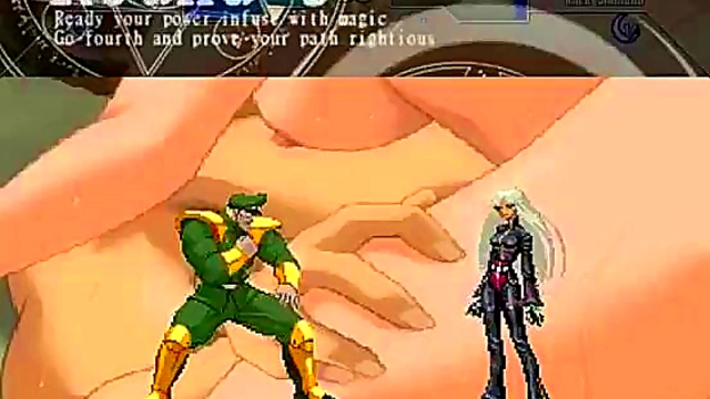 Horny Hentai Fighter Shows Off Her Skills With Mugen In Bed