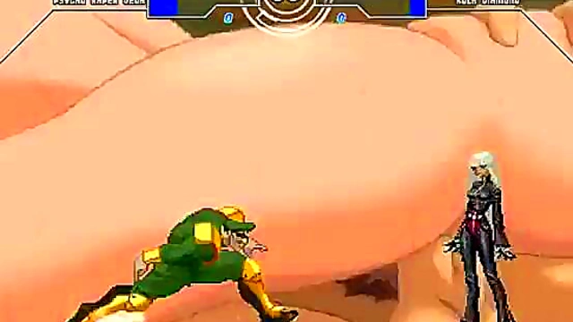 Horny Hentai Fighter Shows Off Her Skills With Mugen In Bed