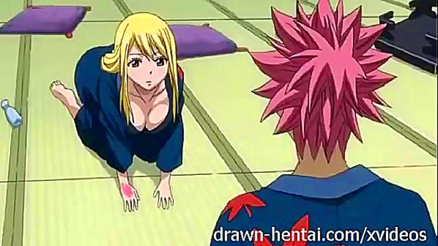 Natsu Fucks Lucy With Big Cock In steamy Hentai Scene
