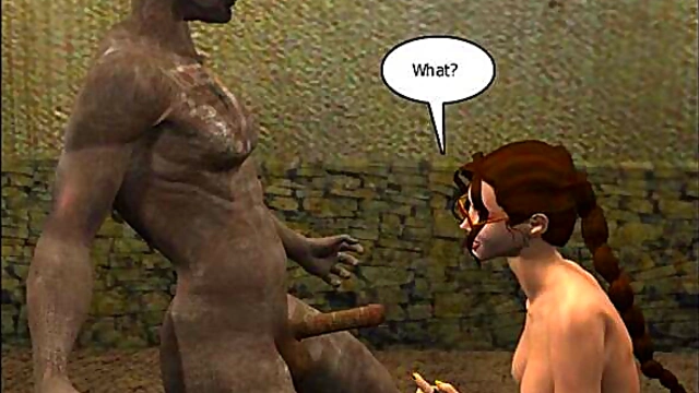Teen Raider Takes Big Monster Dick In Sexy 3D Anime Blowjob Session
