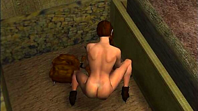 Teen Raider Takes Big Monster Dick In Sexy 3D Anime Blowjob Session