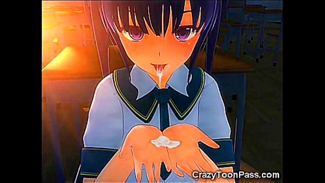 Teen Toon Babe Sucks Dick & Gets DoubleCum Orgasm In Hardcore Hentai Fantasy