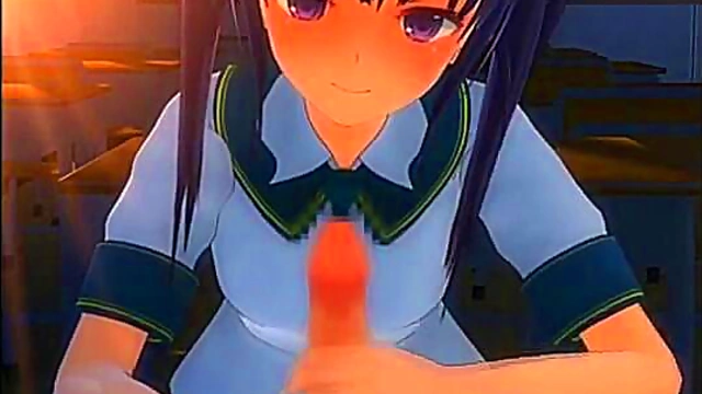 Teen Toon Babe Sucks Dick & Gets DoubleCum Orgasm In Hardcore Hentai Fantasy