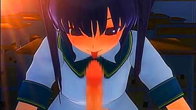 Teen Toon Babe Sucks Dick & Gets DoubleCum Orgasm In Hardcore Hentai Fantasy