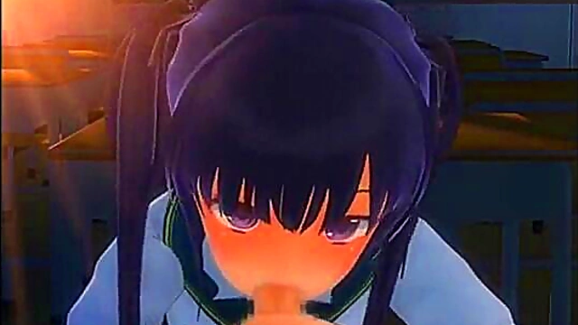 Teen Toon Babe Sucks Dick & Gets DoubleCum Orgasm In Hardcore Hentai Fantasy