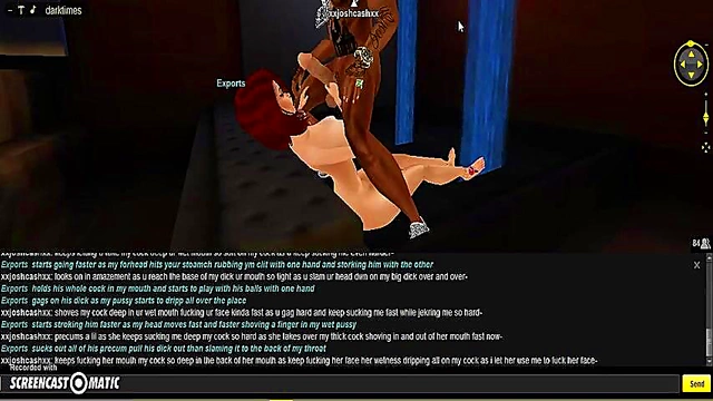 3D Hentai Game Chick Gets Fucked In Shower Room Fantasy Scene