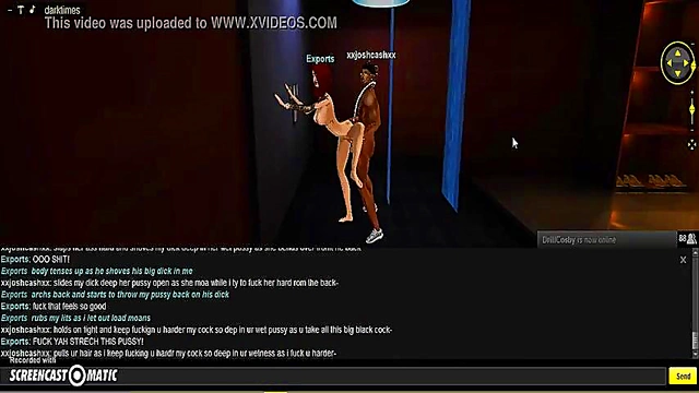 3D Hentai Game Chick Gets Fucked In Shower Room Fantasy Scene