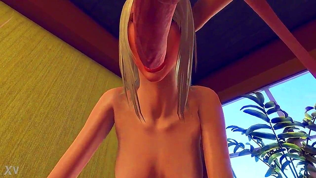 Hetero 3D Anime Couple Engages in Virtual Sex Fantasy Roles