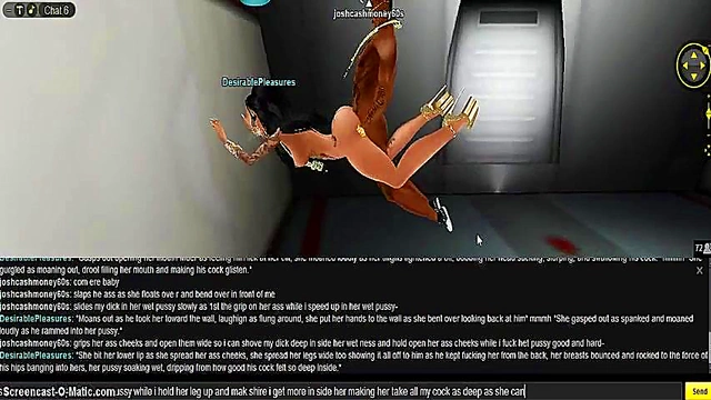 3D Hentai Porn Adventure – Space Ship DP Action With Game IMVU Characters