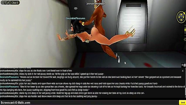 3D Hentai Porn Adventure – Space Ship DP Action With Game IMVU Characters