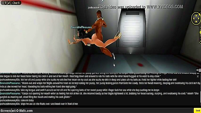 3D Hentai Porn Adventure – Space Ship DP Action With Game IMVU Characters