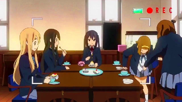 K-ON! Anime Girls Rock Out With Sexy Music Fantasies