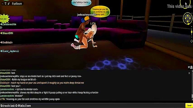 CMC Black Orgy Night – 3D Anime Girls Engage in Steamy IMVU Adventure