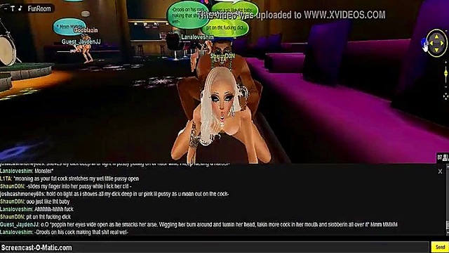 CMC Black Orgy Night – 3D Anime Girls Engage in Steamy IMVU Adventure