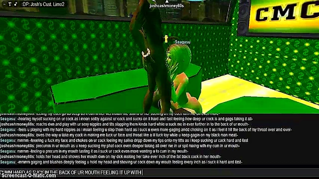 3D Anime Girl Gives Seductive Blowjob In Luxurious Sea Limousine