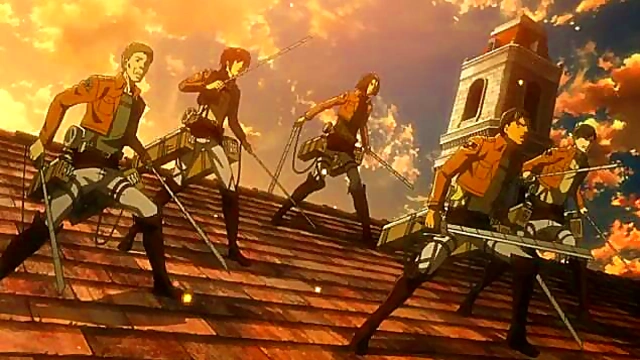 Shingeki No Kyojin Anime Couple Engage In Hot Shonen Hentai Action