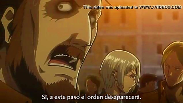 Shingeki No Kyojin Anime Couple Engage In Hot Shonen Hentai Action