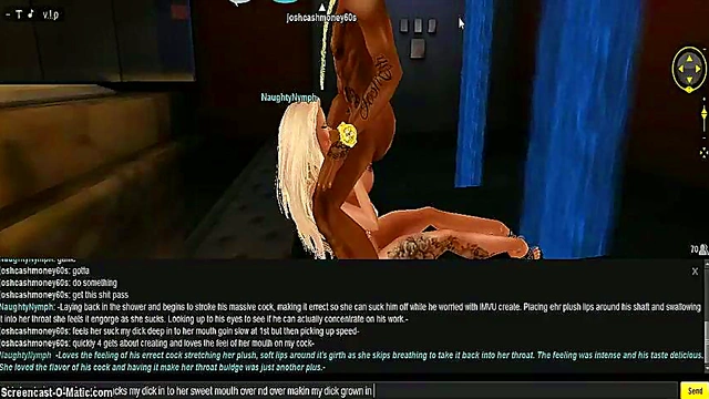 NyMP Head – 3D Anime Girl Seduces With Intense Blowjob Session