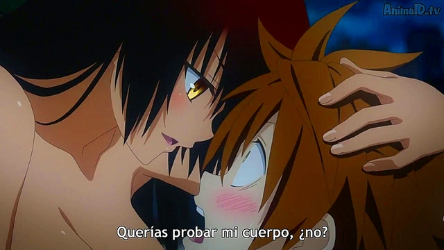 Horny Anime Chick Gets Wild in To Love-Ru Darkness Episode 4 Ecchi Scene