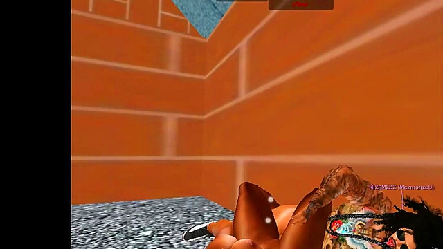 Ebony Hentai Babe Fucks Life Out With Booty-Popping Anime Action