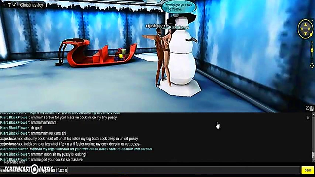 Kiara's X-Mas 3D Anime Adventure – Naughty Game Fun With IMVU Porn