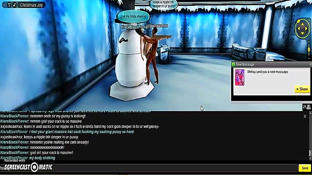 Kiara's X-Mas 3D Anime Adventure – Naughty Game Fun With IMVU Porn