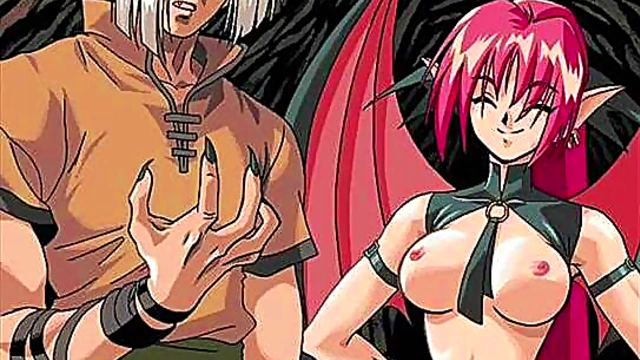 Busty Teen Worship Monster Dick In Medieval Hentai Threesome Cartoon Sex