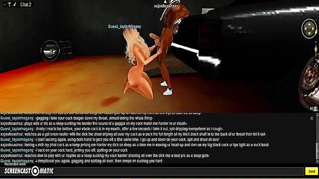 Taylor DMV Gives Seductive 3D Anime Blowjob With Game-Like Graphics