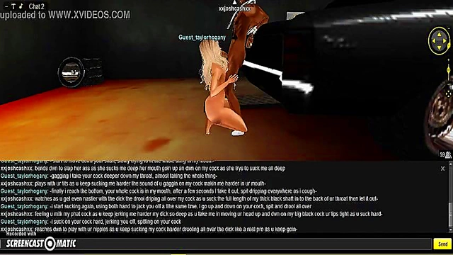 Taylor DMV Gives Seductive 3D Anime Blowjob With Game-Like Graphics