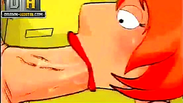 Redhead Lois Griffin Gets Fucked by Quagmire in Cabin for Cartoon BlowjobCumshot